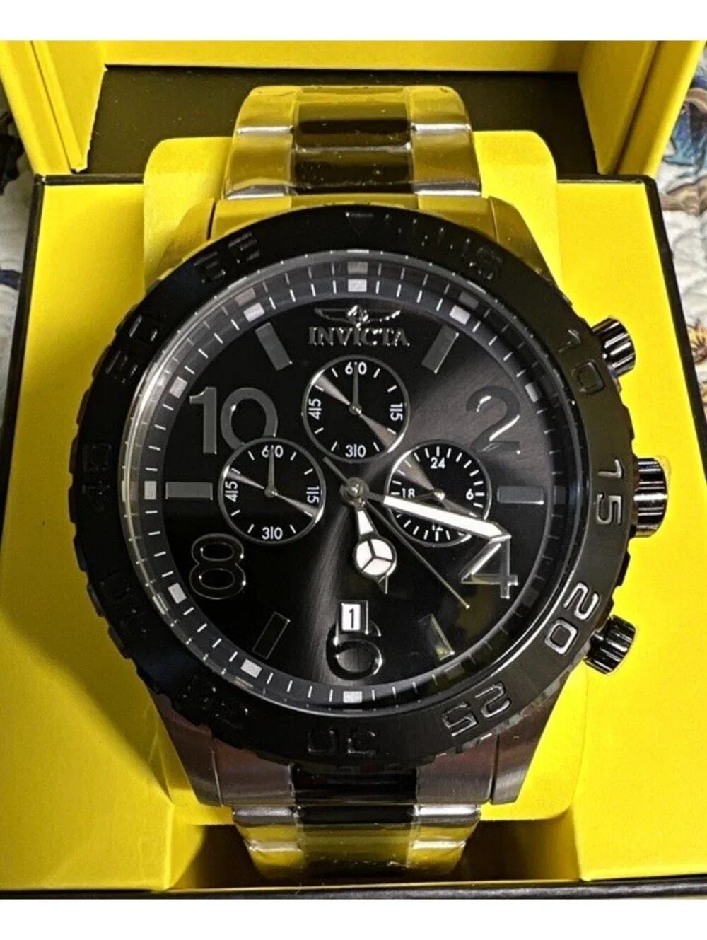 Invicta Specialty Pulse Men's Watch - 50mm. Black, Steel (40606)